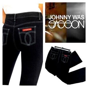 Sassoon Flare Black Jeans